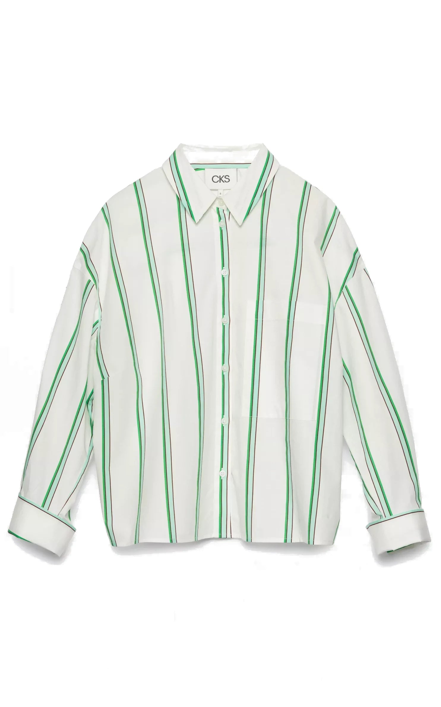 CKS - Standing Blouse Groen