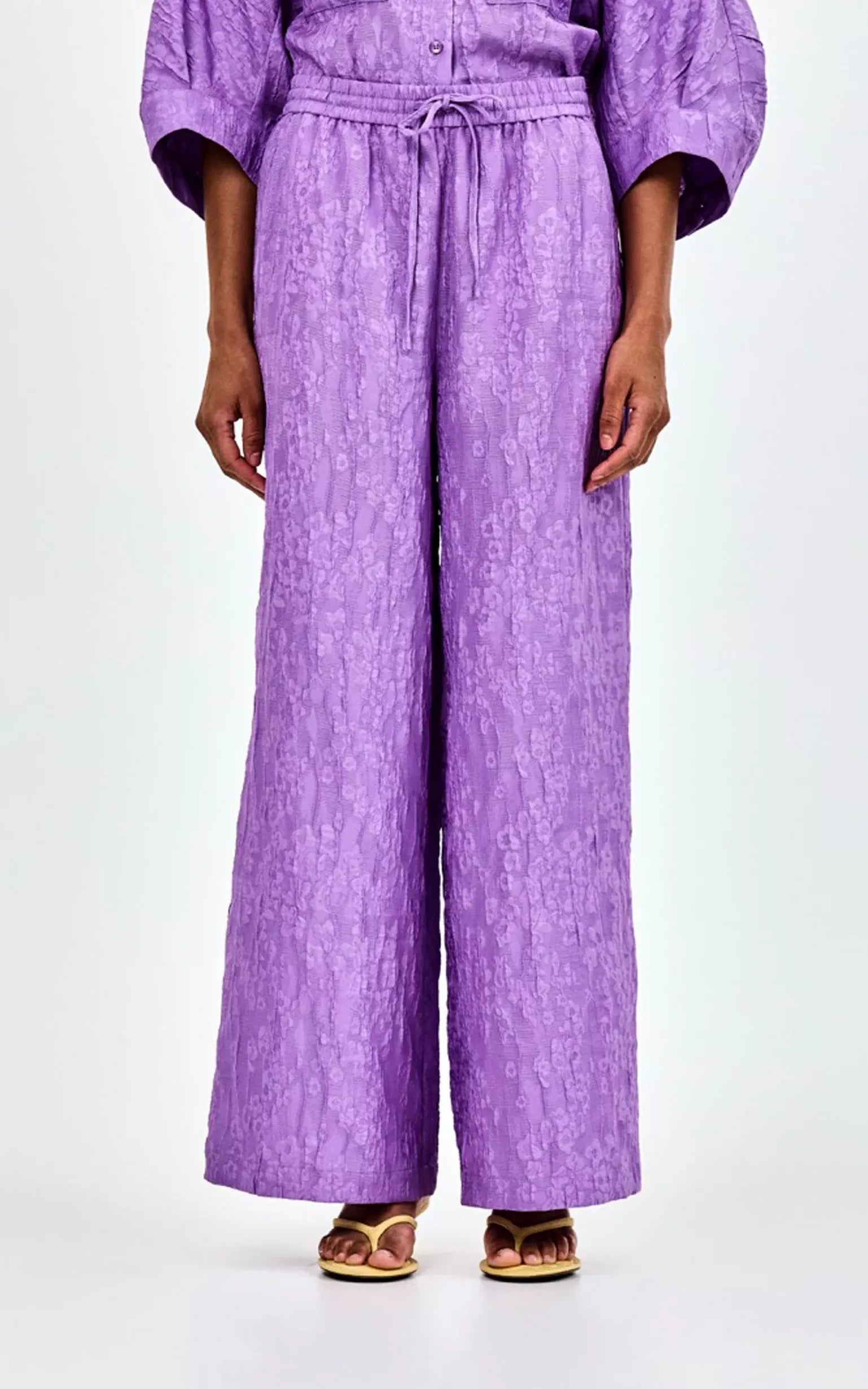 CKS - Tobywide Broek Lila