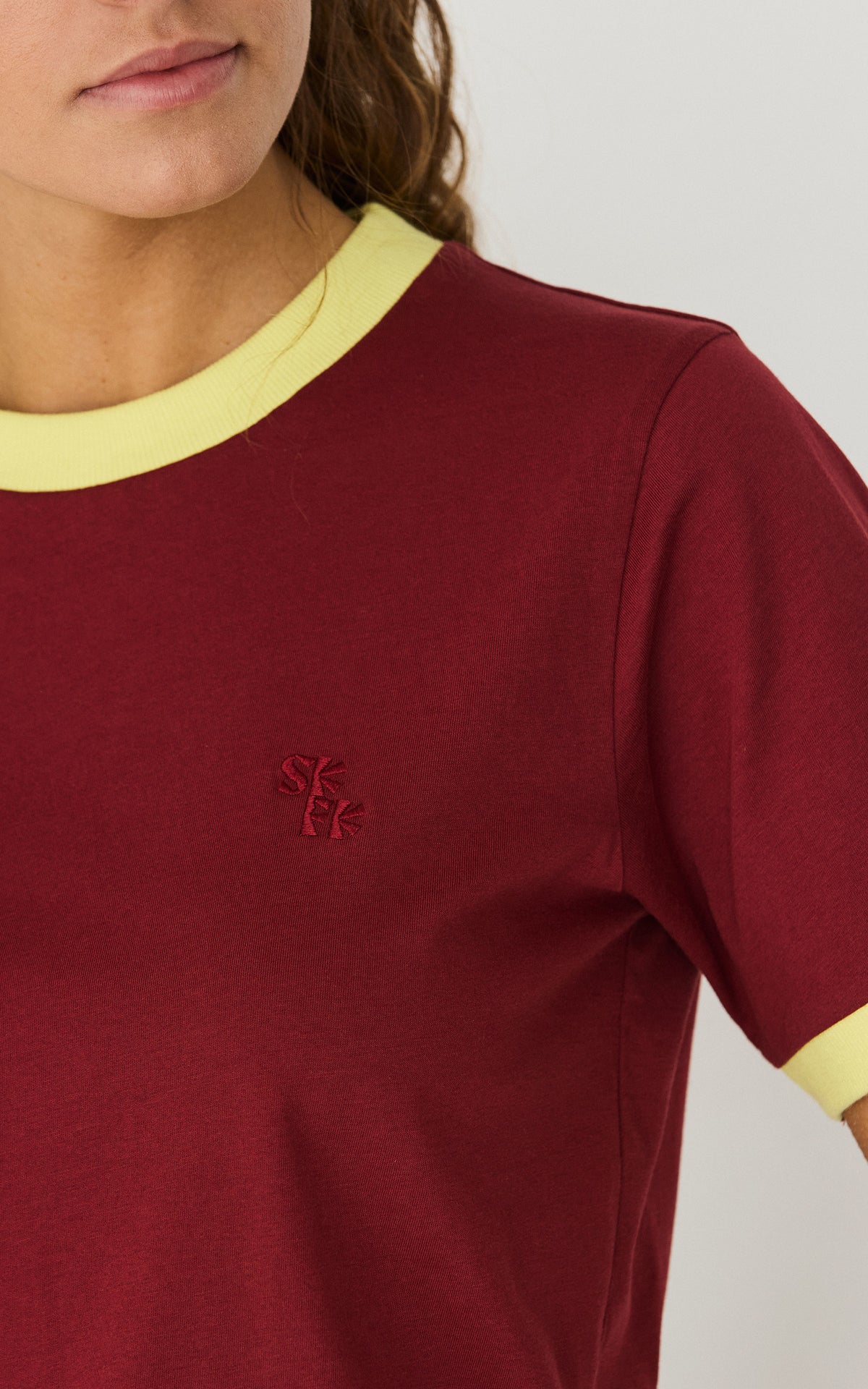 Neskur T-shirt Burgundy
