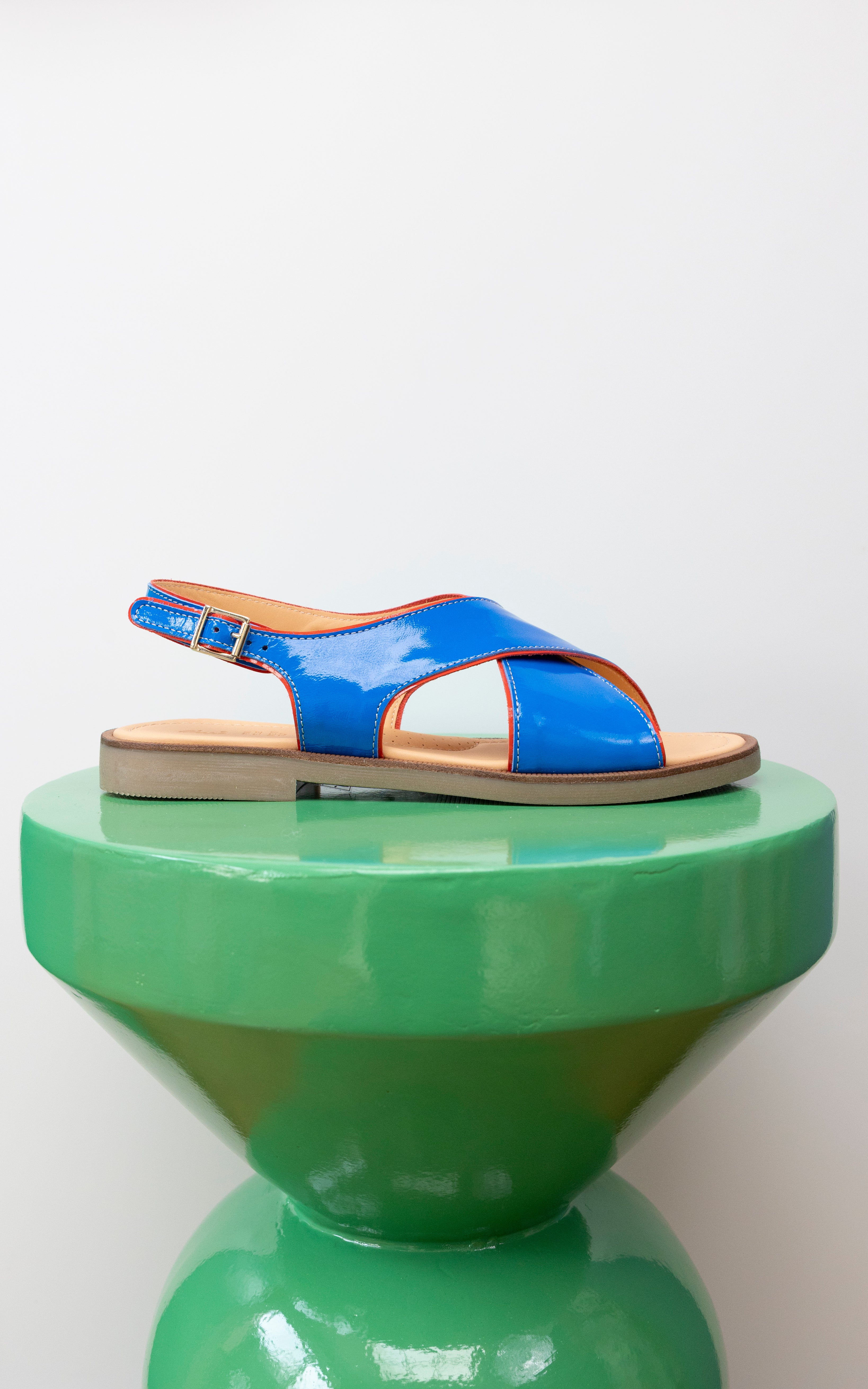 Ocra Sandaal Dames Kobalt Blauw